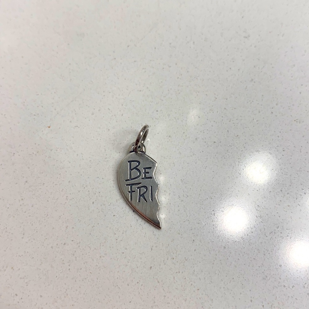 James Avery Best Friend Heart Half